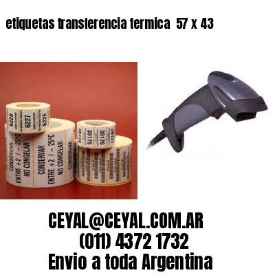 etiquetas transferencia termica  57 x 43