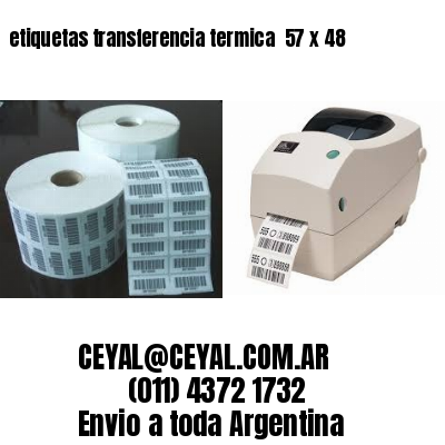 etiquetas transferencia termica  57 x 48