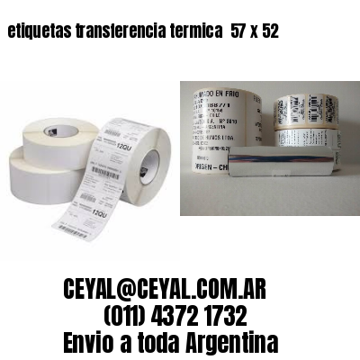 etiquetas transferencia termica  57 x 52