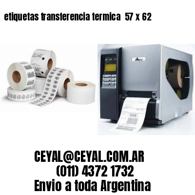 etiquetas transferencia termica  57 x 62