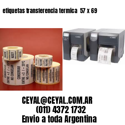 etiquetas transferencia termica  57 x 69