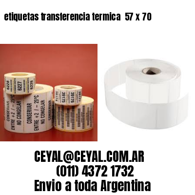 etiquetas transferencia termica  57 x 70