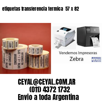 etiquetas transferencia termica  57 x 82