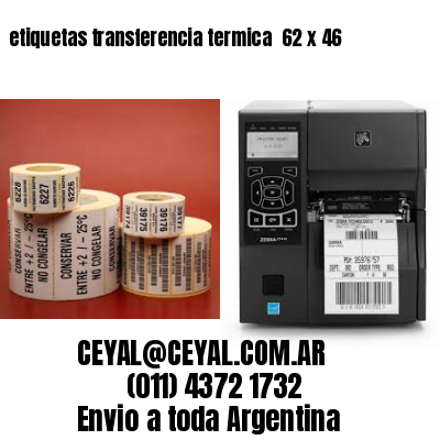 etiquetas transferencia termica  62 x 46