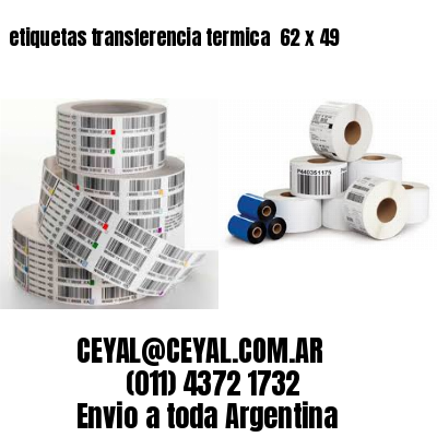 etiquetas transferencia termica  62 x 49