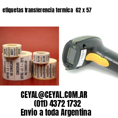 etiquetas transferencia termica  62 x 57