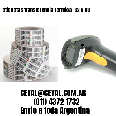 etiquetas transferencia termica  62 x 66