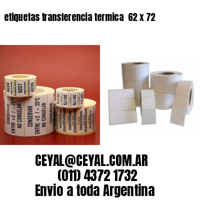 etiquetas transferencia termica  62 x 72