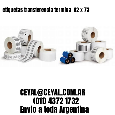 etiquetas transferencia termica  62 x 73