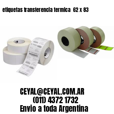 etiquetas transferencia termica  62 x 83