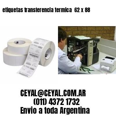 etiquetas transferencia termica  62 x 88