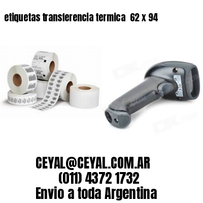 etiquetas transferencia termica  62 x 94