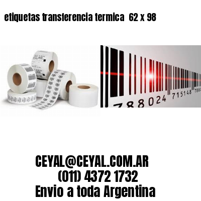 etiquetas transferencia termica  62 x 98