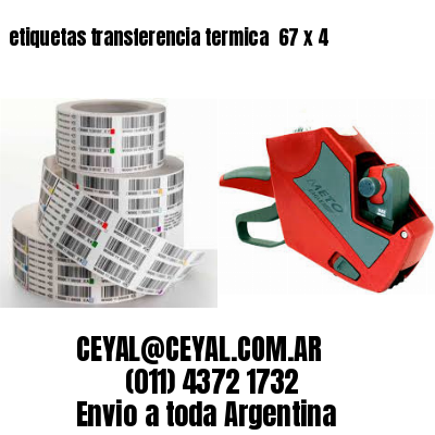 etiquetas transferencia termica  67 x 4