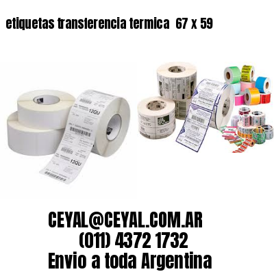 etiquetas transferencia termica  67 x 59