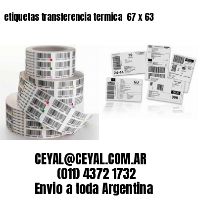 etiquetas transferencia termica  67 x 63