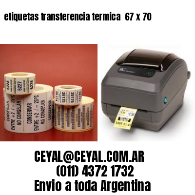etiquetas transferencia termica  67 x 70