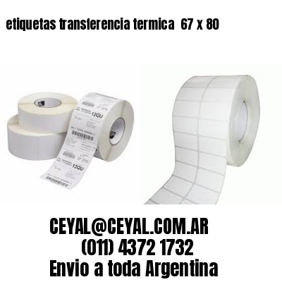 etiquetas transferencia termica  67 x 80