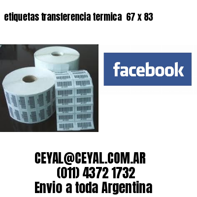 etiquetas transferencia termica  67 x 83