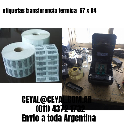 etiquetas transferencia termica  67 x 84
