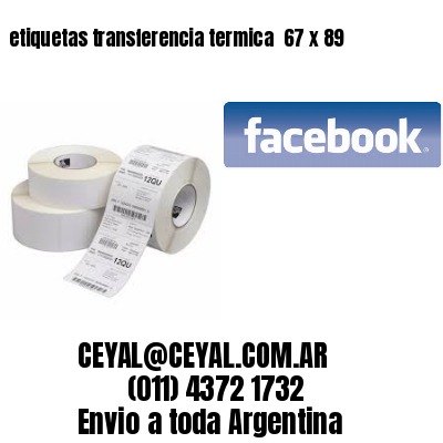 etiquetas transferencia termica  67 x 89