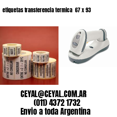 etiquetas transferencia termica  67 x 93