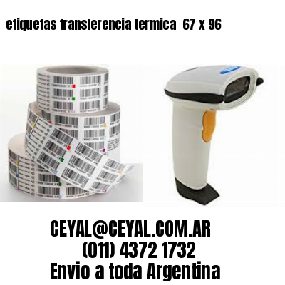 etiquetas transferencia termica  67 x 96