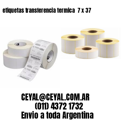 etiquetas transferencia termica  7 x 37