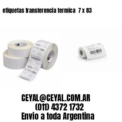 etiquetas transferencia termica  7 x 83