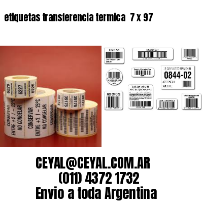 etiquetas transferencia termica  7 x 97