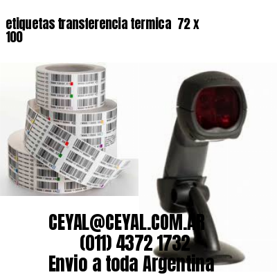 etiquetas transferencia termica  72 x 100