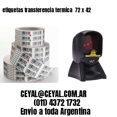 etiquetas transferencia termica  72 x 42