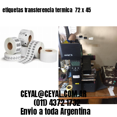 etiquetas transferencia termica  72 x 45