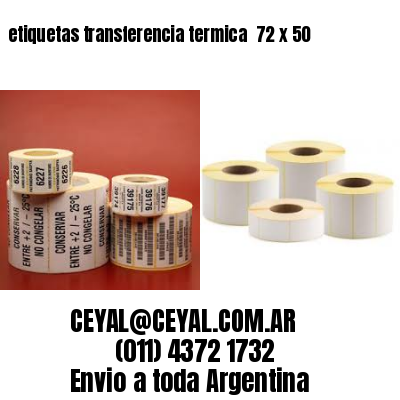 etiquetas transferencia termica  72 x 50
