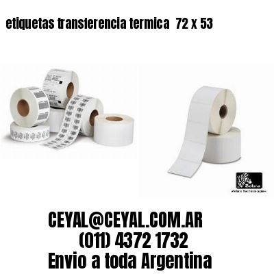 etiquetas transferencia termica  72 x 53