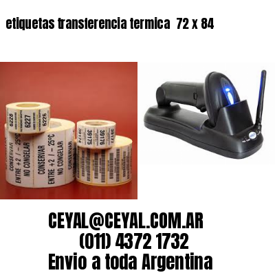 etiquetas transferencia termica  72 x 84