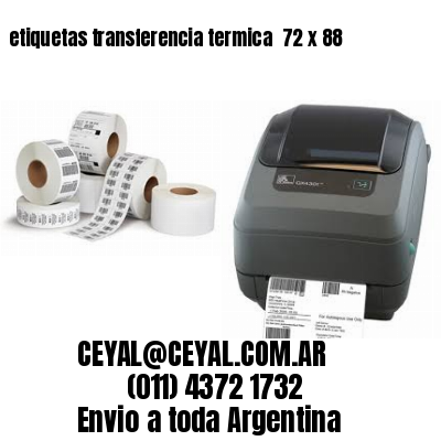 etiquetas transferencia termica  72 x 88