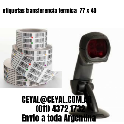etiquetas transferencia termica  77 x 40