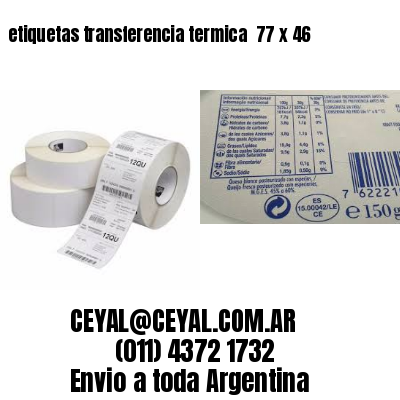 etiquetas transferencia termica  77 x 46