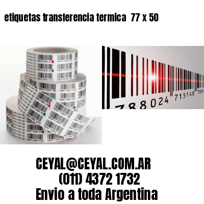 etiquetas transferencia termica  77 x 50