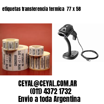etiquetas transferencia termica  77 x 58