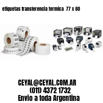 etiquetas transferencia termica  77 x 60