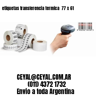 etiquetas transferencia termica  77 x 61