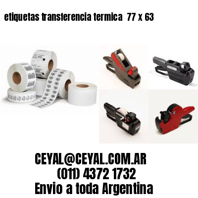 etiquetas transferencia termica  77 x 63