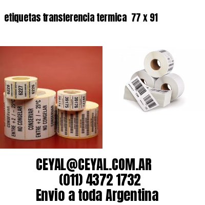 etiquetas transferencia termica  77 x 91