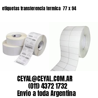 etiquetas transferencia termica  77 x 94