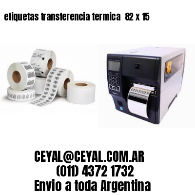 etiquetas transferencia termica  82 x 15