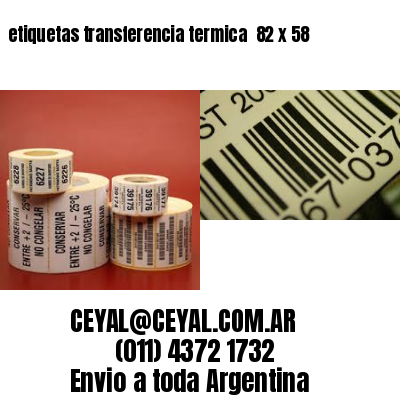 etiquetas transferencia termica  82 x 58