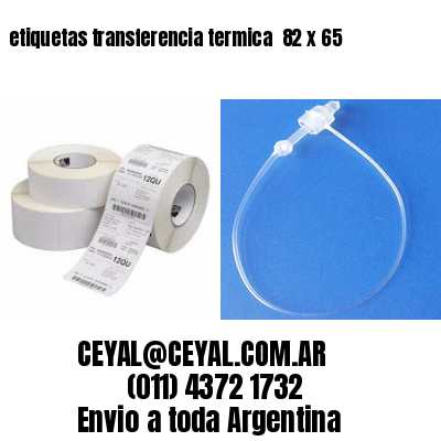 etiquetas transferencia termica  82 x 65