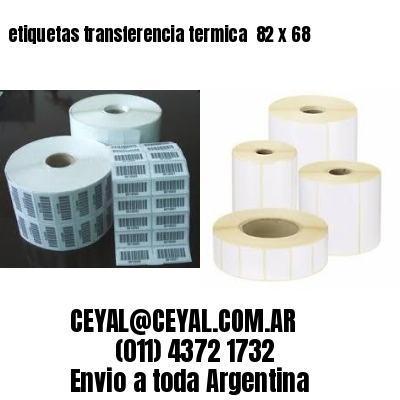 etiquetas transferencia termica  82 x 68